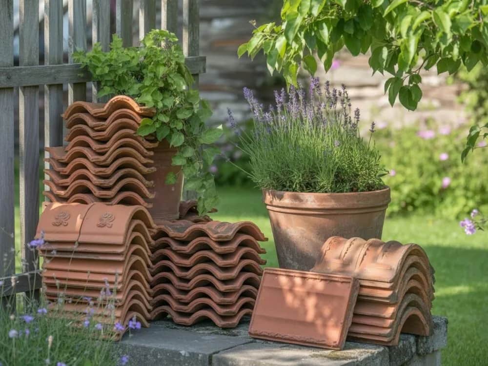 Jak wykorzystać stare dachówki w ogrodzie - praktyczne pomysły i porady